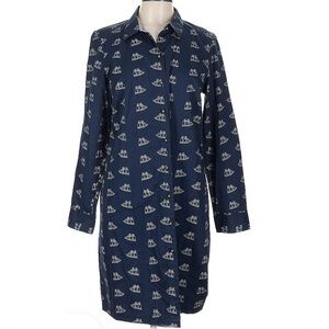 Tommy Hilfiger Navy Long Sleeve Dress